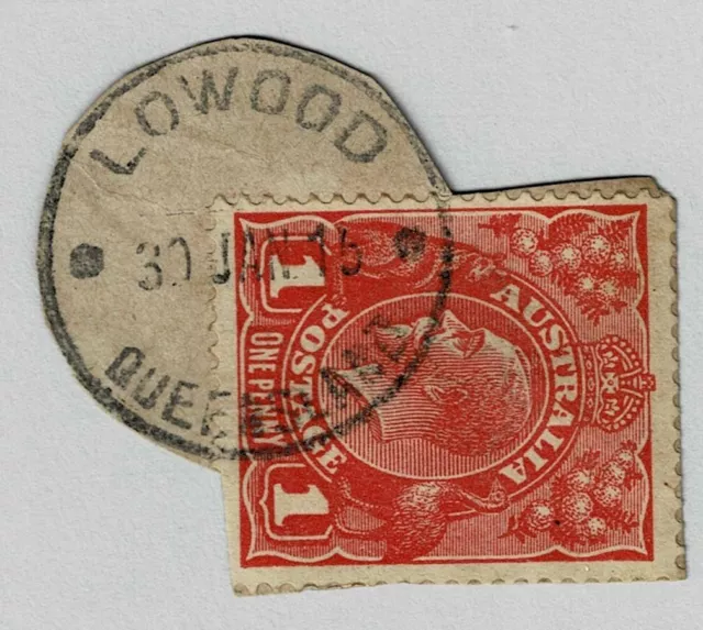 Queensland - Australia Circular Postmark - Lowood - Qld 222