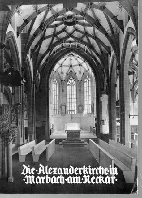 Die Alexanderkirche in Marbach am Neckar, verm. von 1958