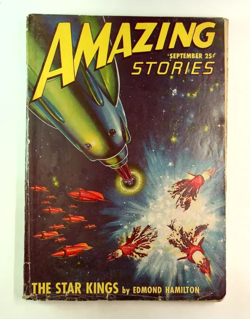 Amazing Stories Pulp Sep 1947 Vol. 21 #9 GD- 1.8 Low Grade