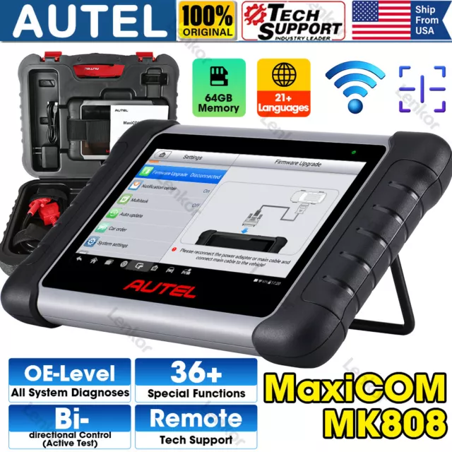 Autel MaxiCOM MK808 Bi-directional Scan Tool Car Diagnostic Scanner Key Coding