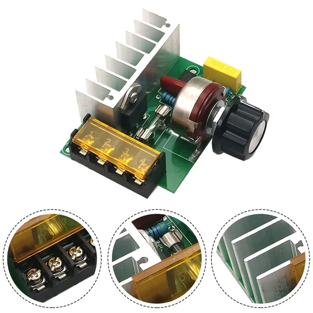 RÉGULATEUR DE TENSION électrique 4000 W SCR régulateur de vitesse ...