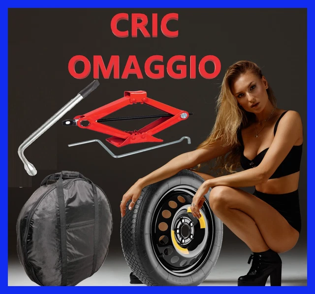 Roue De Secours Galette 17 Pouces Pour HYUNDAI TUCSON - Kit Complet Avec Cric, Clé Et Sac