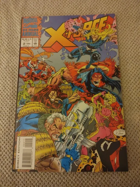 X-Force Annual #2 1993 Marvel Free shipping!