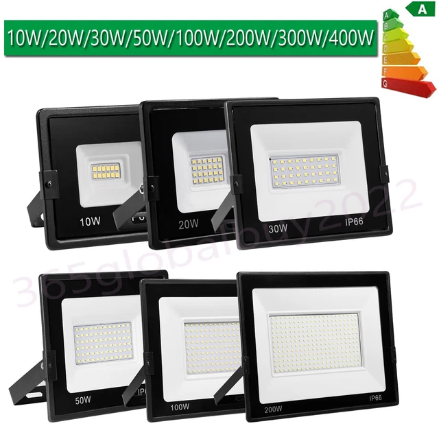 Projecteur LED Extérieur Puissant 10W à 500W - IP66, Blanc Froid Ou Chaud, Garantie 3 Ans