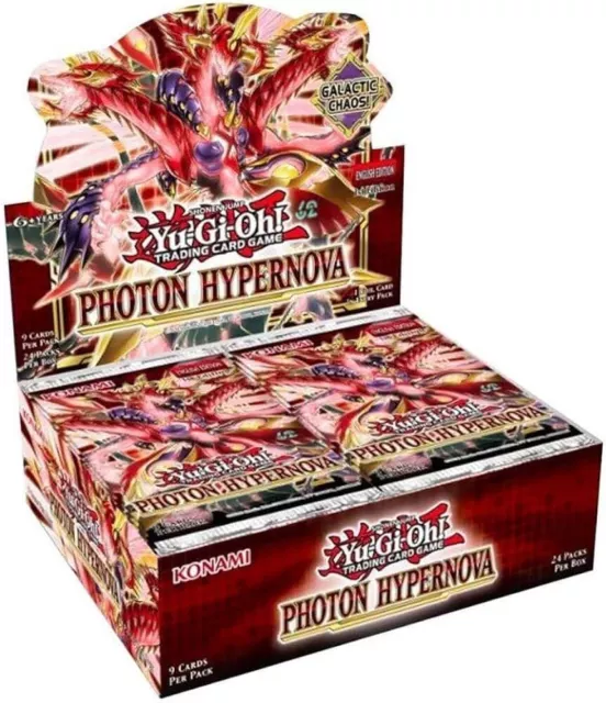 Yu-Gi-Oh Photon Hypernova: Sealed Booster Box/Pack of 24 Packs  1st Edition