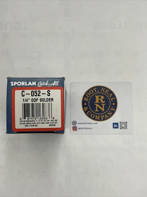 Sporlan Catch All C-052-S, 400249, Sealed Filter Drier