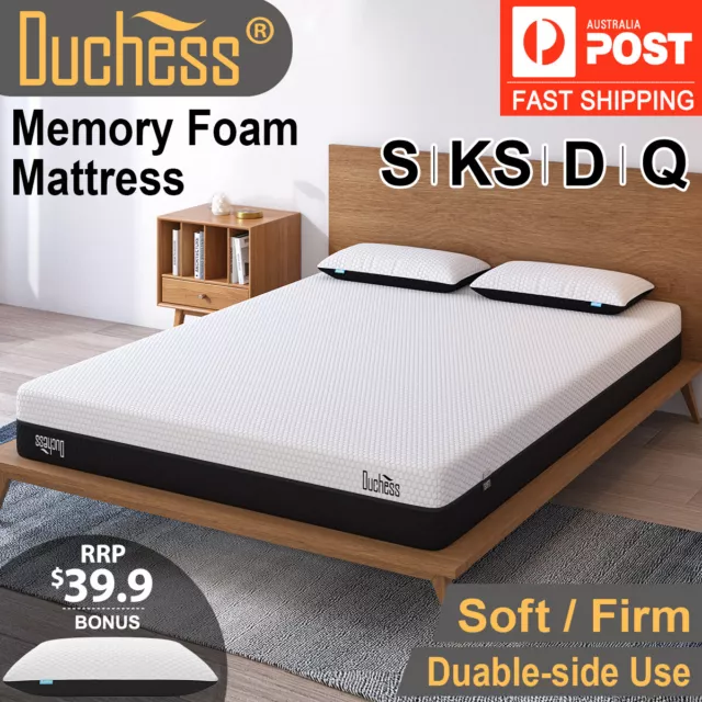 Duchess Mattress Queen Double Single Bed Mattresses Gel Memory Foam No Spring
