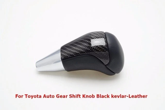thumbnail image 2 of Genuine Toyota Grey Leather Gear Shift Knob – Hilux KUN26 MK6 SR5 & Fortuner – Manual 2 of 4