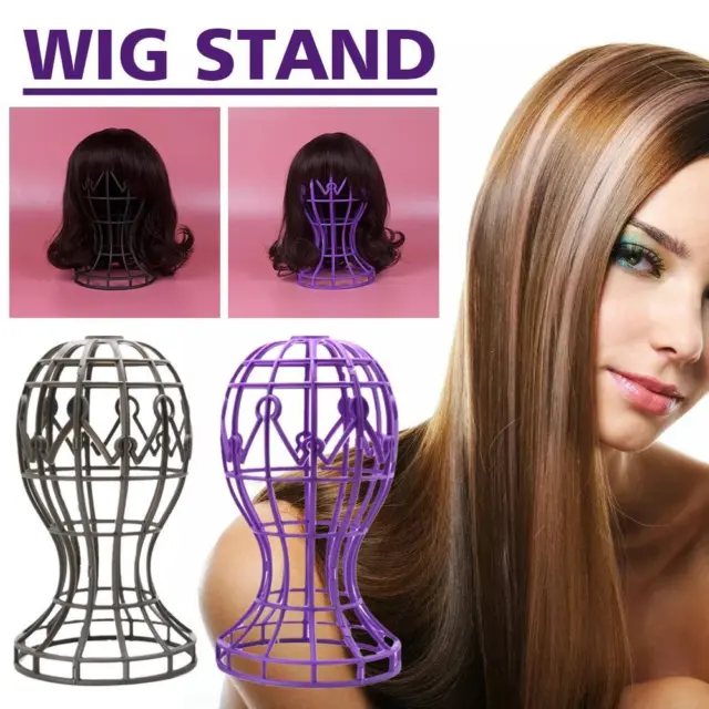 2PC Wig Stands , Portable Collapsible Wig Dryer, Durable Wig