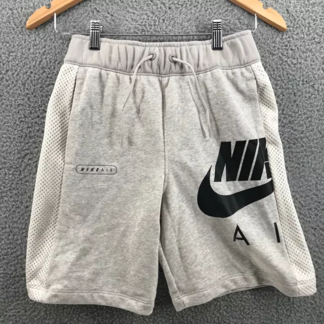 NWT$45 Nike Air Youth Boy's French Terry Sweat Shorts Blue DM8086 size S