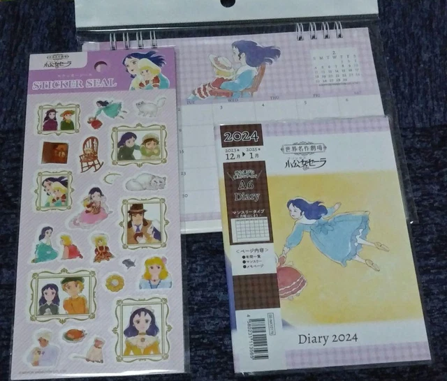 WORLD MASTERPIECE THEATER Little Princess Sarah Seal/2024 Calendar/2024