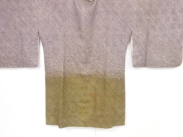 6396024: Japanese Kimono / Antique Michiyuki Coat / All Shibori