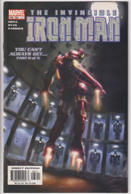 The Invincible Iron Man #63 (#408) - Marvel Comics 2003