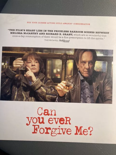 "Can You Ever Forgive Me" Dvd, For Your Consideration Sag Awards Fyc Screener