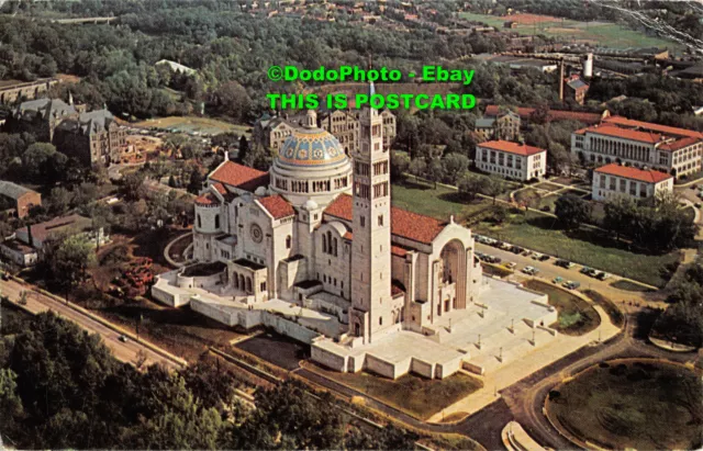 R412738 Washington. D. C. Aerial View of the National Shrine of the Immaculate C