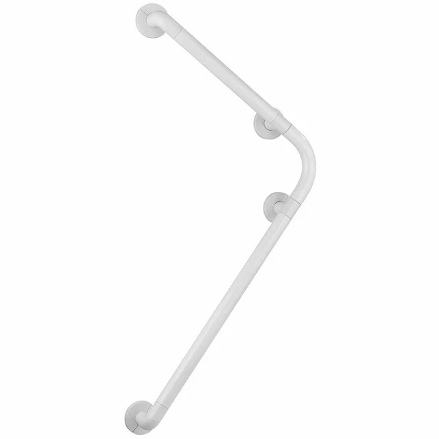 Cuarto de Baño Pasamano Con en Ángulo Recto Secura, 55 , 5x78cm Cromo-Plateado