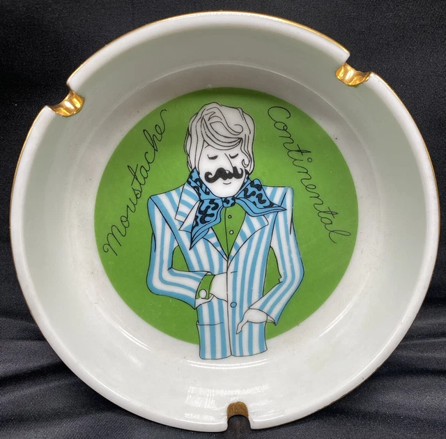 VINTAGE NEW TRENDS INC Japan Continental Moustache Ceramic Astray Art