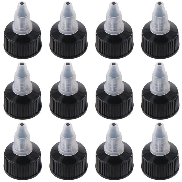 Plastik Twist Top Caps Schwarz Ersatz kappen  Kunst handwerk