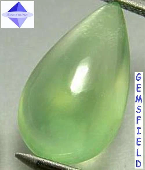 TOP SI - 6.31cts !!! PREHNITE du Brésil 100% NATURELLE  !!! poli AAA++ !!