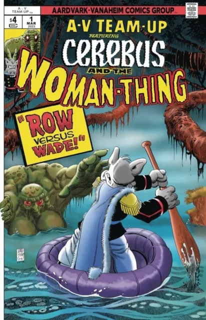 Cerebus: A-V Team-Up Cerebus and the Woman-Thing #1 NM- 1st Print