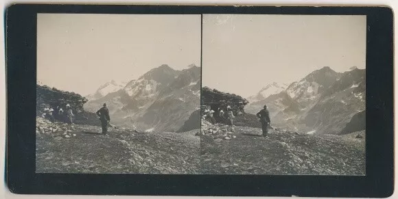 Stereofoto Mont Blanc, am Col du Bonhomme - 10848536