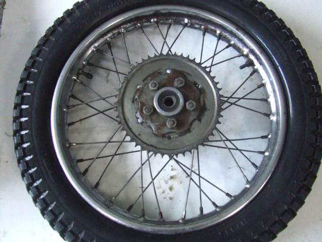 Montesa Cota 247 Anni 60 In Poi Ruota Posteriore  3.75 X 17 Usato