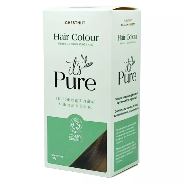 It's Pure Organics Herbes Cheveux Couleur - Marron 110g