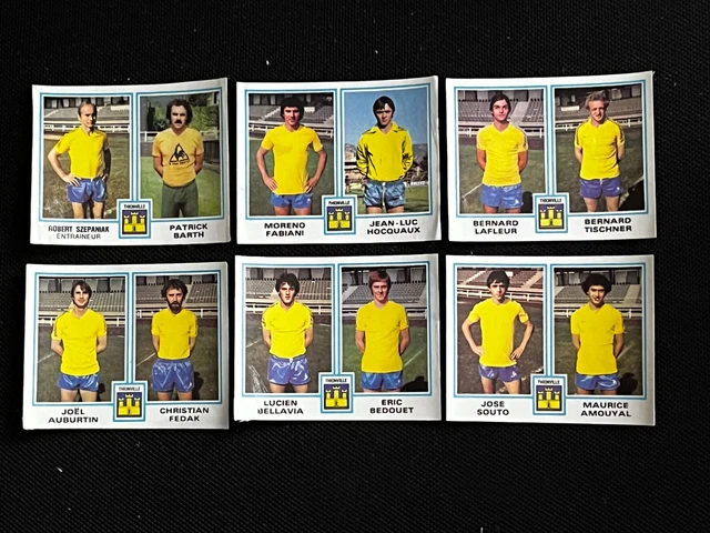 vignette Panini football 1981 - 81 équipe Thionville N°570