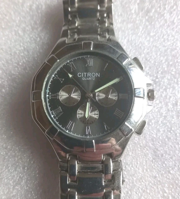 Citron quartz watch t493t best sale
