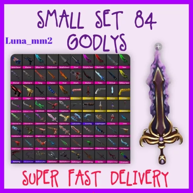 FULL 15 CHROMA SET MM2 🌟EXTRA NEBULA🌟 SUPER FAST DELIVERY 🌙