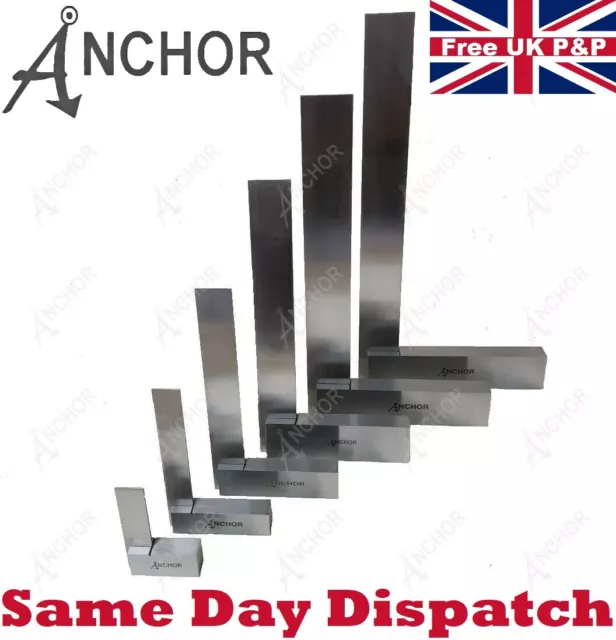 Engineers Square Various Sizes Precision Measuring Square Anchor HIGH QUALITY UK
