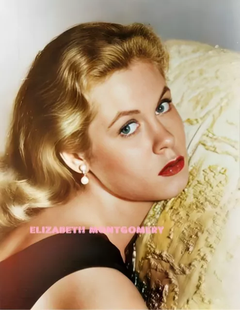 Elizabeth Montgomery #39 Beautifully Colorized Photo 11 X 8.5 Free Shipping