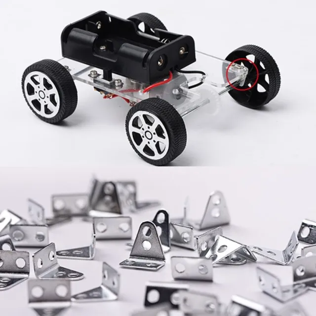 Improve the Axle Connection in Your DIY Toy Car with 40Pcs L Type Axle Bracket