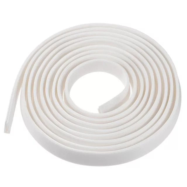 Silicone U Channel Edge Edging Trim Seal Protector Extrusion White 3Meters 5M