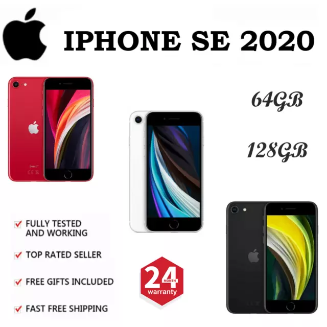 Nuovo Apple iPhone SE 2a generazione (2020) 64GB 128GB Nero Bianco Rosso ⚡ IOS ⚡