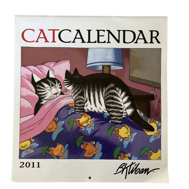 B Kliban CAT Calendar 2011 13" x 12" Frameable Picture Art Print Excellent Cond B Kliban CAT Calendar 2011 13" x 12" Frameable Picture Art Print Excellent Cond