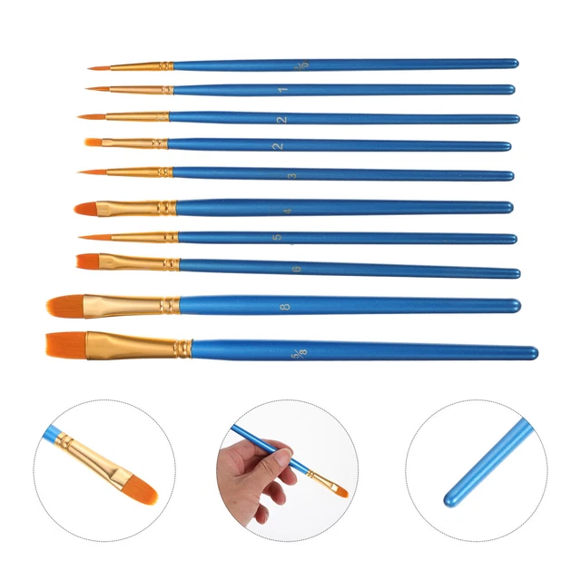 10 Pcs watercolor brushes Set Di Pennelli Per Pittura A Olio Strumento Di Pittur
