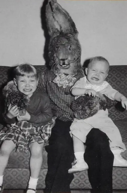 Antique Easter Bunny Photo 786 Oddleys Strange & Bizarre