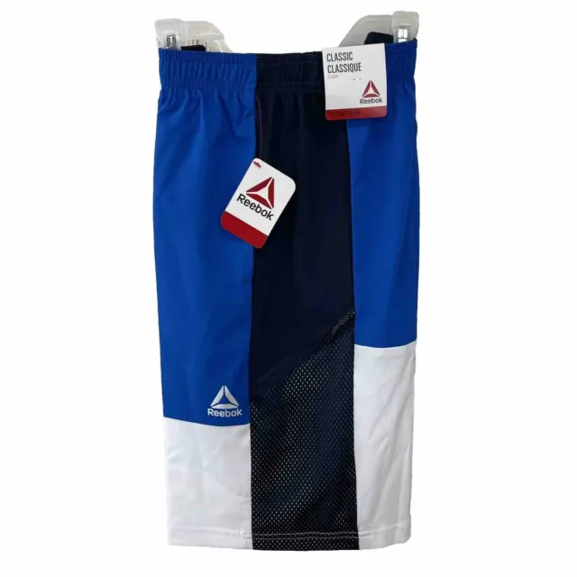 NEW! Reebok Classic Basketball Shorts/ Youth (2XL) (18) Blue Polyester NWT