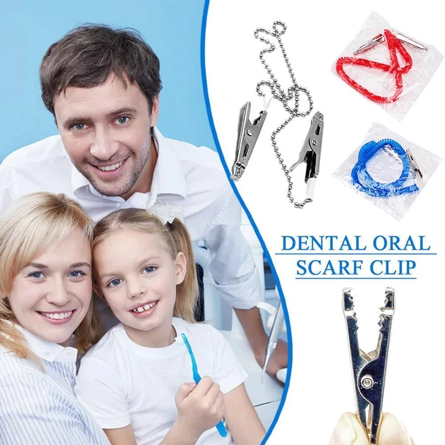 Flexible Dental Ball Chain Clamps with Bib Clips A versatile and convenient