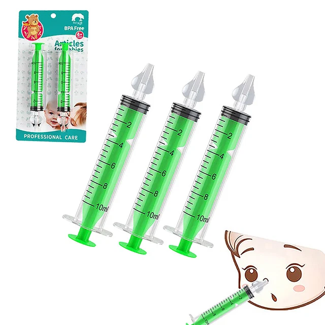 Professional Syringe Nasal Irrigator Baby Nasal Aspirator Baby Nose Cleaner Rins
