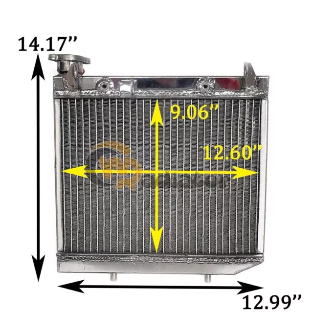 Radiator Fit Honda TRX450R TRX450 ER 2006-2014 2007 2008 2009 2010 2011 2012 ATV