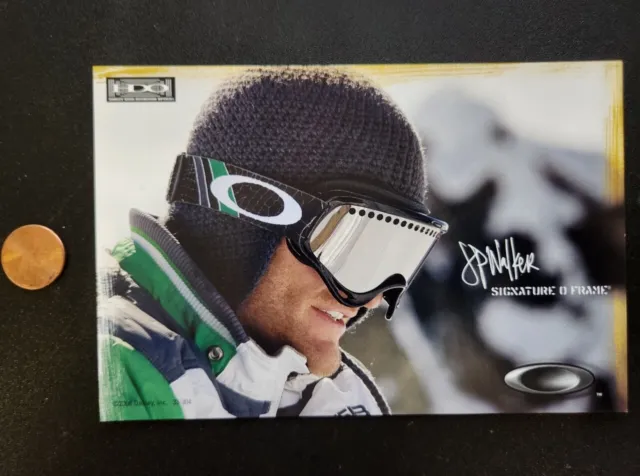 OAKLEY 2006 JP WALKER SNOWBOARD dealer promo display card Flawless New Old Stock