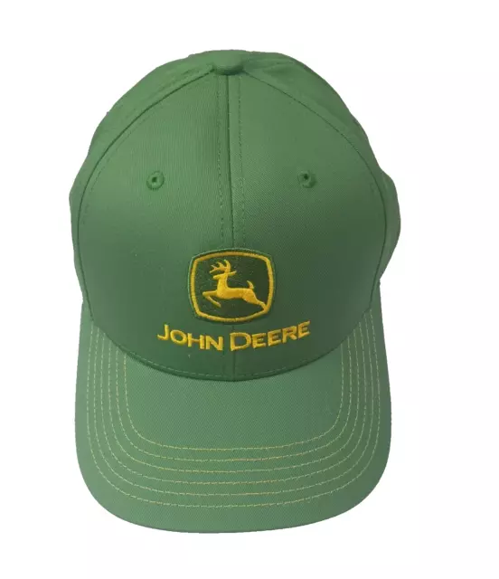 John Deere Brand Green Embroidered Trucker Farmer Unisex napback Hat Cap NWOT