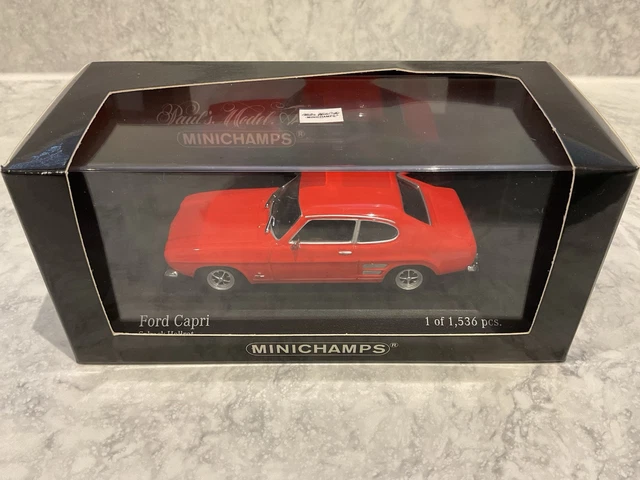 Minichamps 1/43 Ford Capri Mk1 1969 – Le Mans Green – Très Rare