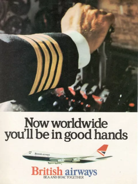 British Airways Advertising 1974 Now Worldwide