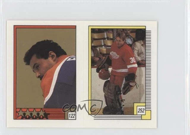 1988-89 O-Pee-Chee Stickers Grant Fuhr Greg Stefan #122-252 HOF