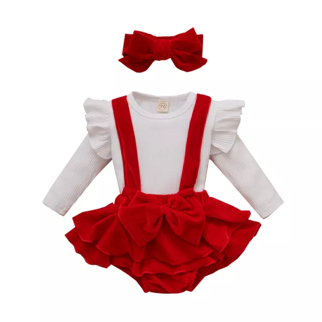 Set fascia fascia per bambini neonata 3 pezzi body rompenti pantaloni abiti per neonati