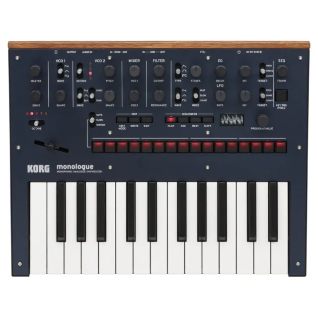 Korg Monologue Monophonic Analogue Synth [Blue]