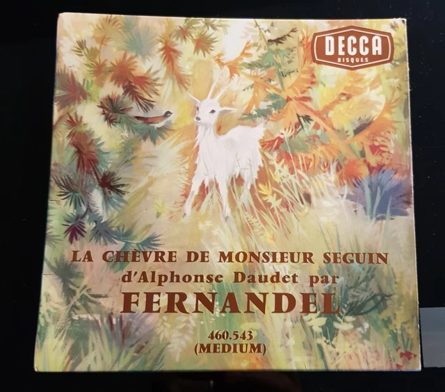 Disque 45 tours FERNANDEL La chèvre de monsieur Seguin